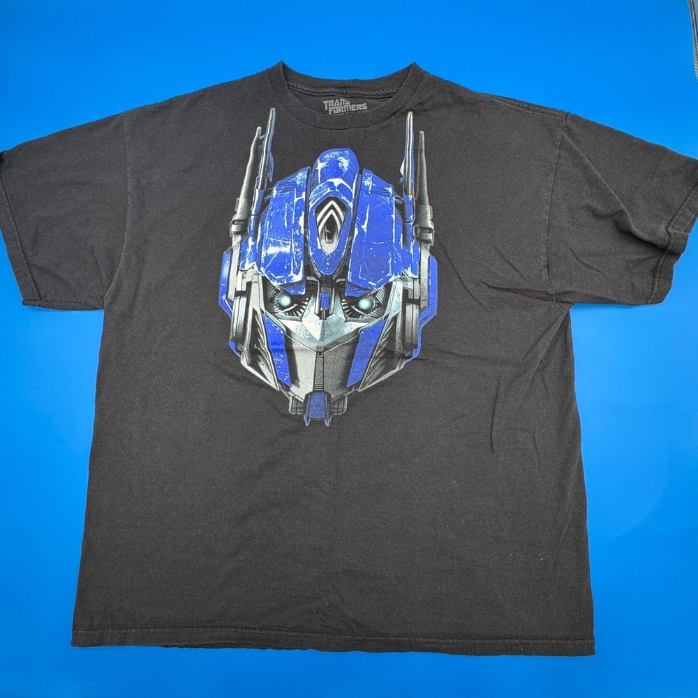 Transformers Revenge of the Fallen Optimus Prime Graphic T-Shirt Black XL 2009
